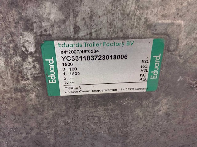2023 eduard aanhangwagen - afbeelding 3 van  11