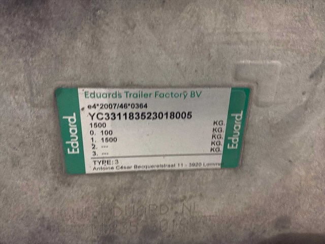 2023 eduard aanhangwagen - afbeelding 4 van  12