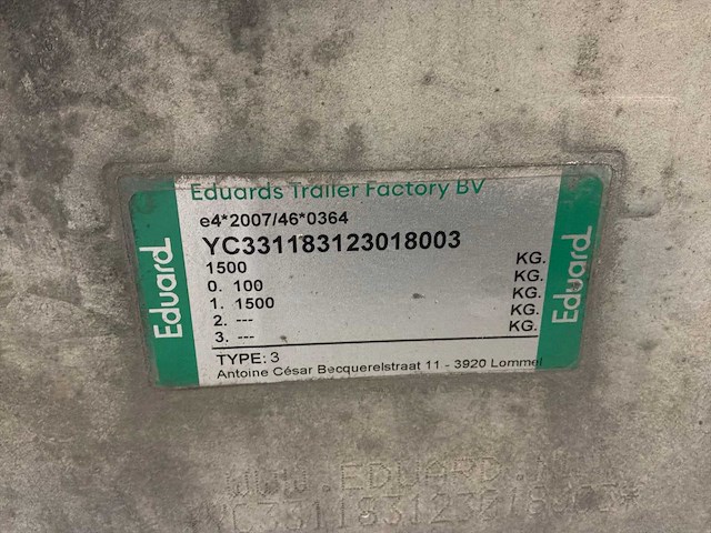 2023 eduard aanhangwagen - afbeelding 3 van  11