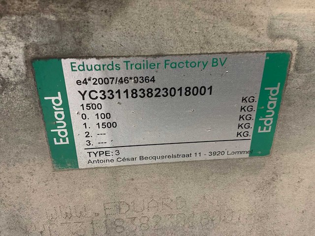 2023 eduard aanhangwagen - afbeelding 5 van  13