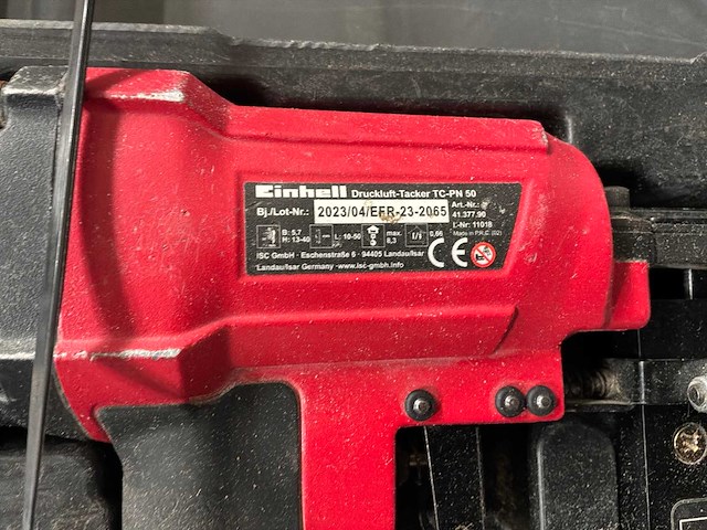 2023 einhell tc-pn 50 pneumatische tacker - afbeelding 3 van  3