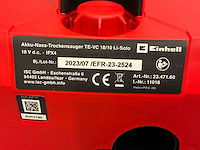 2023 einhell te-vc 18/10 li accu stofzuiger - afbeelding 5 van  5