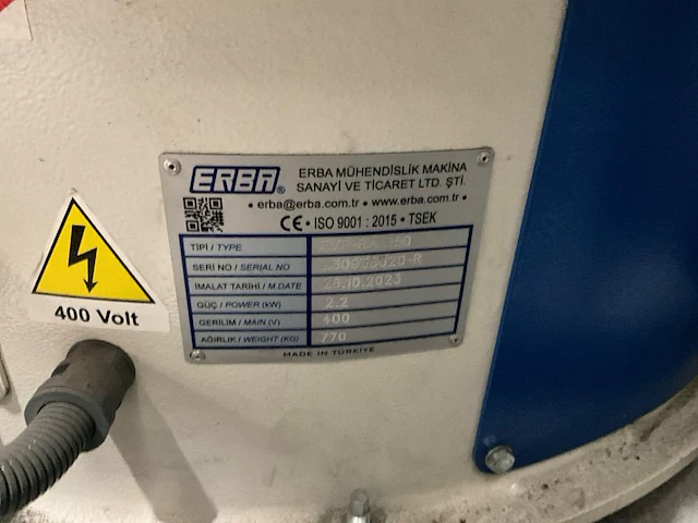 2023 erba evp-ra350 rondvibrator ontbraammachine - afbeelding 7 van  7