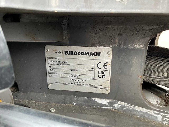 2023 eurocomach 25zt minigraafmachine - afbeelding 23 van  37