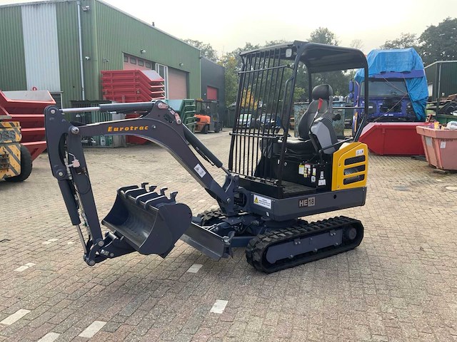 2023 eurotrac he18 minigraafmachine - afbeelding 12 van  23