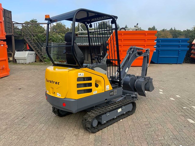 2023 eurotrac he18 minigraafmachine - afbeelding 20 van  23