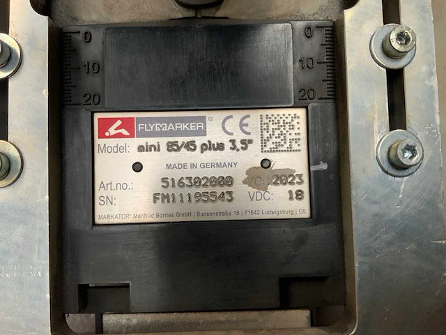 2023 flymarker mini 85/45 naaldmarkeerapparaat (2x) - afbeelding 3 van  3