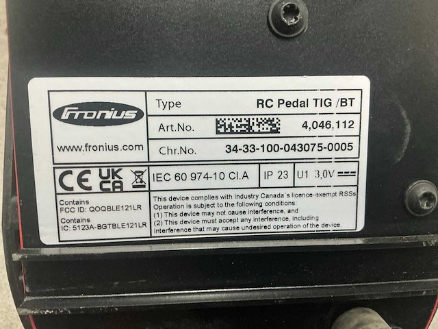 2023 fronius iwave ac/dc 300i tig-lasapparaat - afbeelding 2 van  10