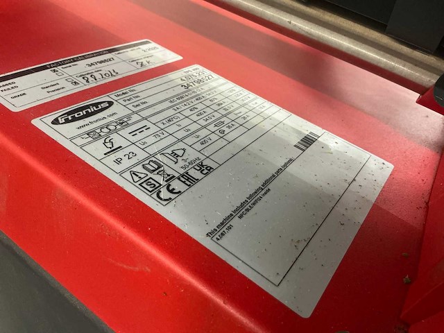 2023 fronius tps 400i mig lasapparaat - afbeelding 6 van  6