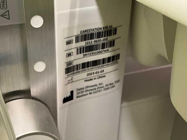 2023 ge healthcare carestation 650 anesthesie werkstation - afbeelding 5 van  16