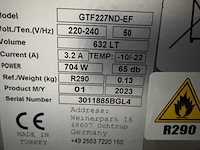 2023 ggm gastro - gtf227nd-ef - rvs vrieswerkbank - afbeelding 8 van  8