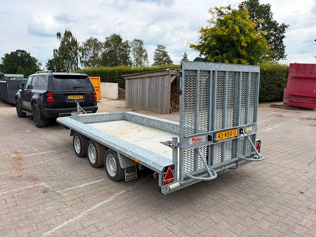 2023 hapert indigo machine transporter met oprijklep aanhangwagen - afbeelding 4 van  8