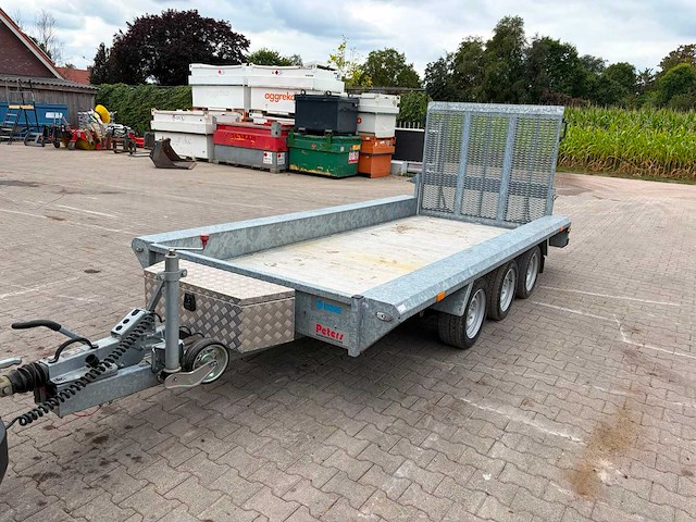 2023 hapert indigo machine transporter met oprijklep aanhangwagen - afbeelding 1 van  3