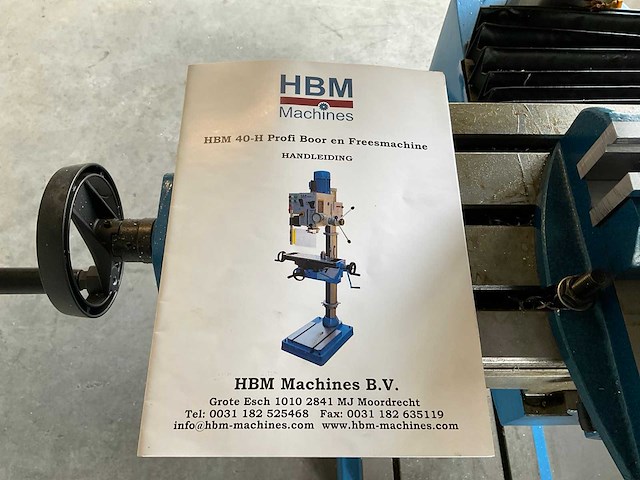 2023 hbm hbm40h boor-/tap-/freesmachine - afbeelding 1 van  9