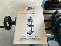 2023 hbm hbm40h boor-/tap-/freesmachine - afbeelding 1 van  9