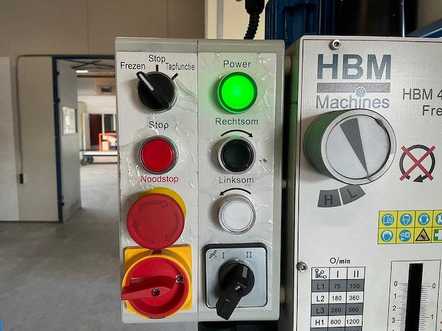 2023 hbm hbm40h boor-/tap-/freesmachine - afbeelding 6 van  9