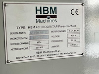 2023 hbm hbm40h boor-/tap-/freesmachine - afbeelding 9 van  9
