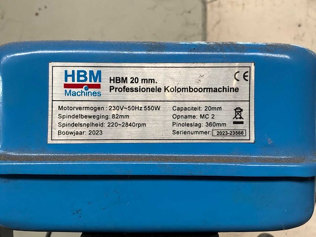 2023 hbm kolomboormachine - afbeelding 6 van  6