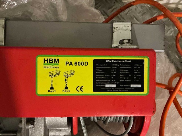2023 hbm pa600d steigerlier - afbeelding 2 van  3