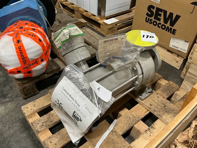 2023 hermetic cnf 80-50-160 motorpomp - afbeelding 5 van  8