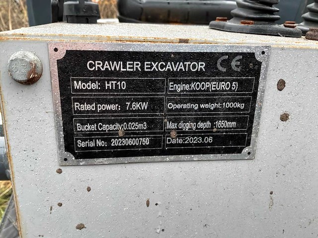 2023 hightop ht10 minirupsgraafmachine - afbeelding 7 van  15