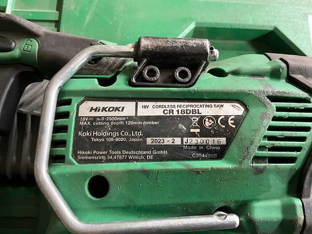 2023 hikoki cr 18dbl reciprozaag - afbeelding 6 van  6