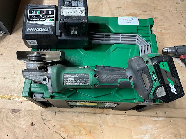 2023 hikoki g 3613dvf haakse slijpmachine - afbeelding 3 van  5