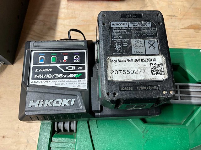 2023 hikoki g 3613dvf haakse slijpmachine - afbeelding 5 van  5