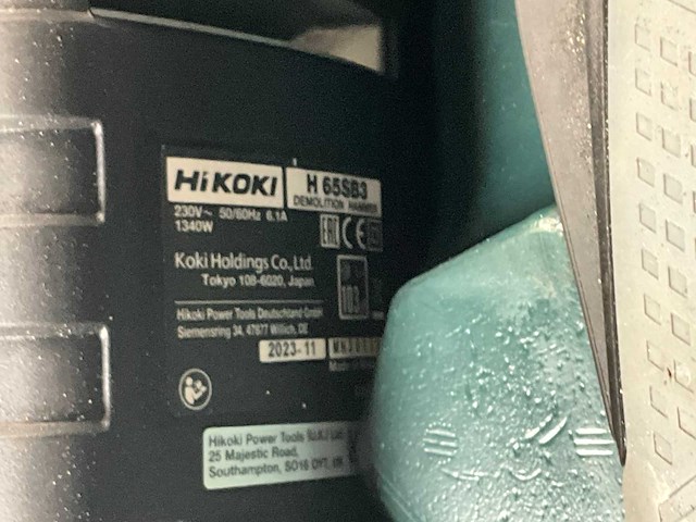 2023 hikoki h65sb3 breekhamer - afbeelding 2 van  10