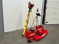 2023 hilti plt 400-2 robotisch lay-outsysteem inclusief veldcontroller, prisma, statieven en accessoires