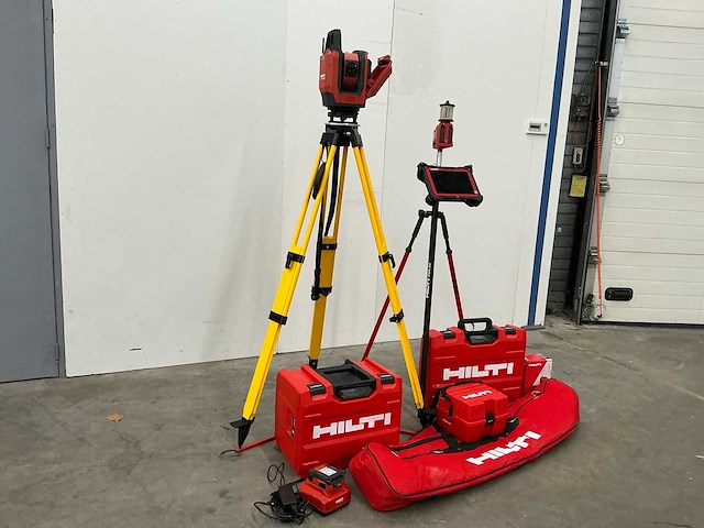 2023 hilti plt 400-2 robotisch lay-outsysteem inclusief veldcontroller, prisma, statieven en accessoires - afbeelding 19 van  40