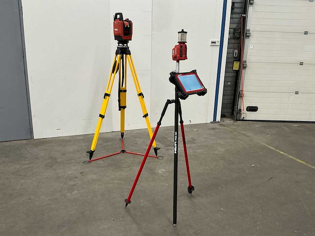 2023 hilti plt 400-2 robotisch lay-outsysteem inclusief veldcontroller, prisma, statieven en accessoires - afbeelding 9 van  40