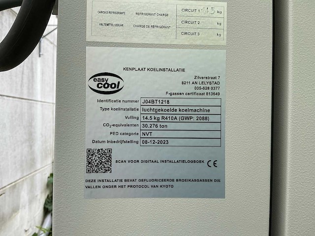 2023 hitema enr. 130/cx.cst.wp.lw chiller - afbeelding 2 van  4