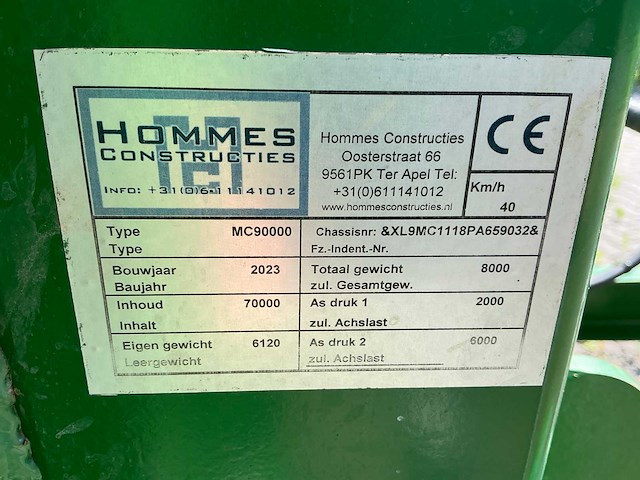 2023 hommes constructies mc90000 mestcontainer - afbeelding 24 van  30