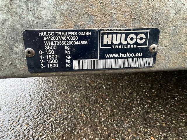 2023 hulco machine transporter - afbeelding 2 van  10