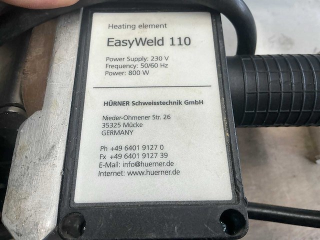 2023 hürner easyweld 110 stomplasapparaat/schiller - afbeelding 7 van  10
