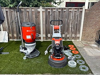 2023 husqvarna pg540 planetaire schuurmachine met stofzuiger