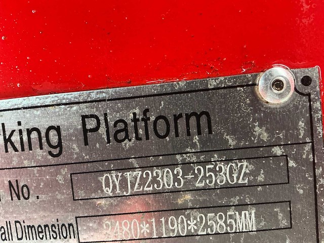 2023 hydraulic working gtjz12 hoogwerker - afbeelding 10 van  16