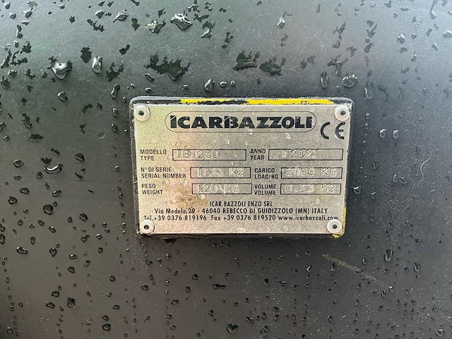2023 icarbazzoli ib250 bomenklem met rotatorkop - afbeelding 5 van  6