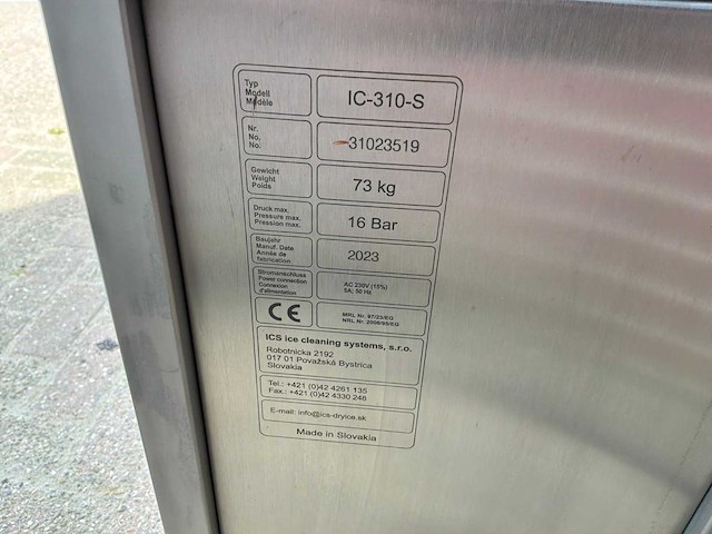 2023 ics ic-310-s droogijsstraalinstallatie - afbeelding 8 van  10