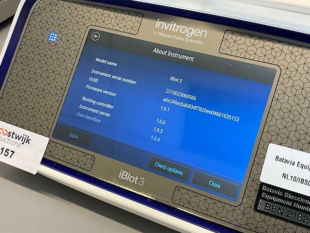 2023 invitrogen door thermo fisher scientific iblot3 western blot transferapparaat - afbeelding 8 van  10