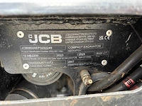 2023 jcb 8026 cts minigraver – 2023 – 735 uur – cw05 – high/low flow – 3 bakken - afbeelding 19 van  21
