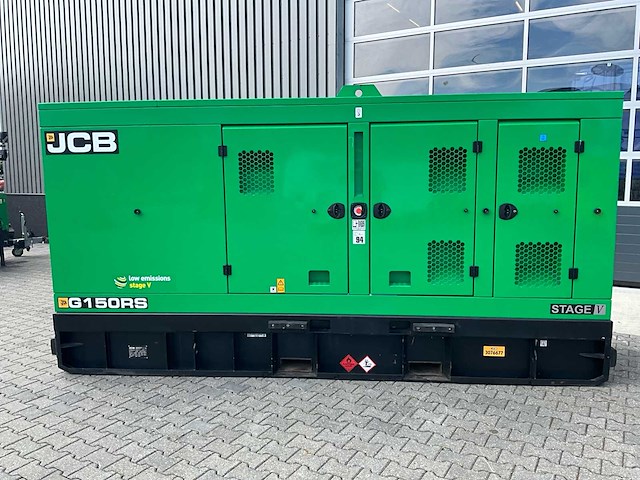 2023 jcb g150rs stroomgenerator stage v - afbeelding 9 van  22