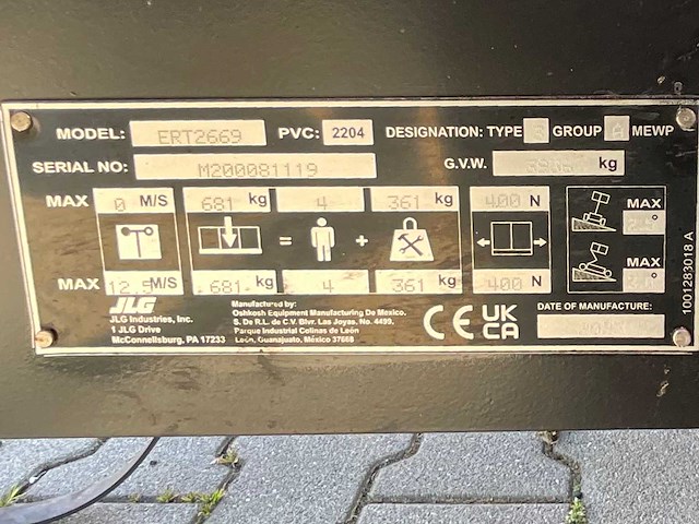 2023 jlg ert2669 clearsky hoogwerker - afbeelding 38 van  43