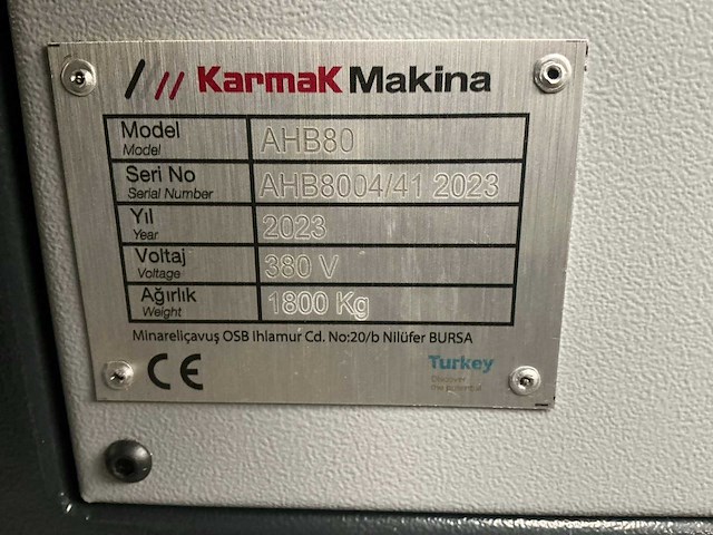 2023 karbend ahb80 profielwals - afbeelding 3 van  15