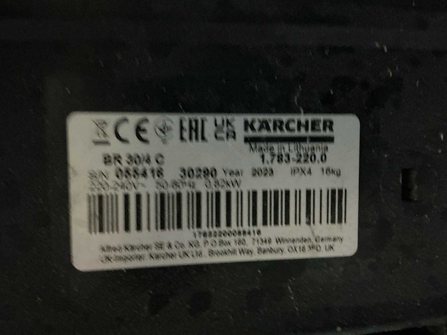 2023 kärcher br30/4 c industriële stofzuiger - afbeelding 4 van  12