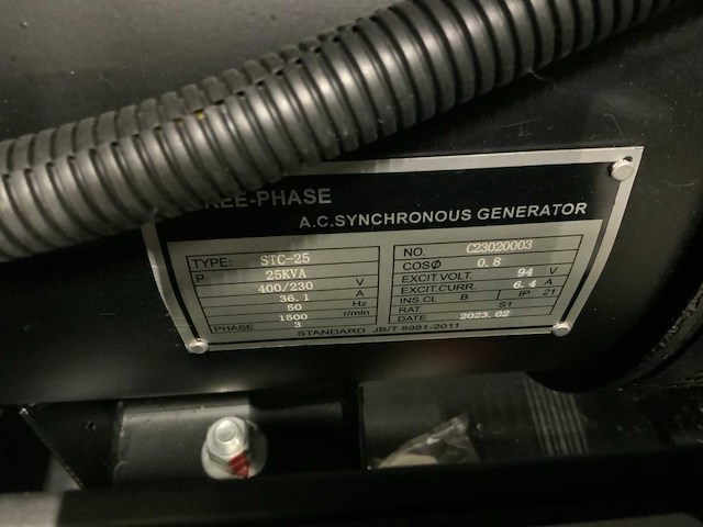 2023 kawakenki kk25-iii-sss silent diesel generator 25kva - afbeelding 2 van  11