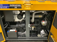 2023 kawakenki kk30-iii-sss silent diesel generator 30kva - afbeelding 12 van  15