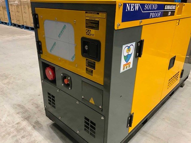 2023 kawakenki kk30-iii-sss silent diesel generator 30kva - afbeelding 13 van  15