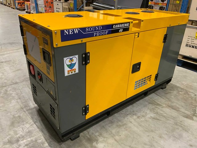 2023 kawakenki kk40-iii-sss silent diesel generator 40kva - afbeelding 11 van  15